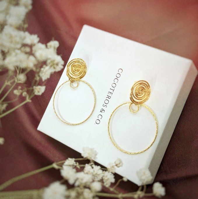 Boucles d'oreilles Ariane Or