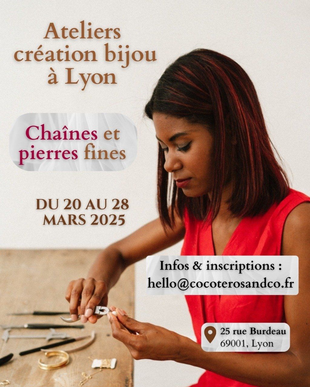 Atelier créatif - Créez votre collier ou votre bracelet élégant en chaînes & perles