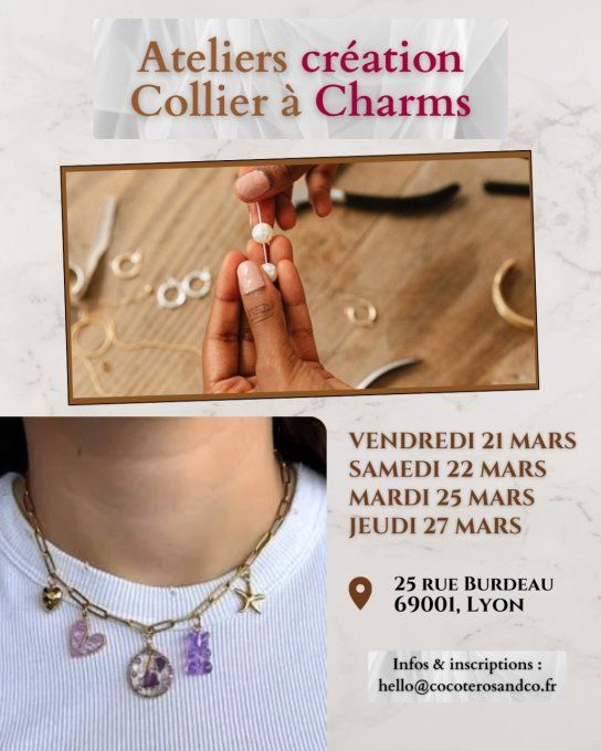 Atelier créatif - réalisation d'un Collier à Charms