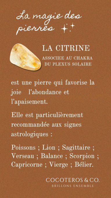 Collier Rhéa Citrine